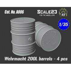 1/35 Wermacht 200L Barrels (4pcs)