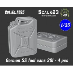 1/35 German SS Fuel Cans 20L (4pcs)
