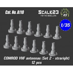 1/35 Comrod VHF Antennas Set #2 Straight #1 (2pcs)