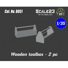1/35 Wooden Toolbox (2pc)