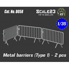 1/35 Metal Barriers Type 1 (2pcs)