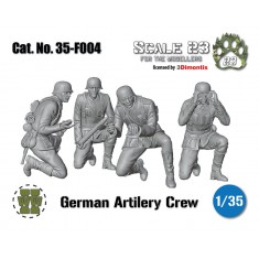 1/35 German Artilery Crews (4 figures)