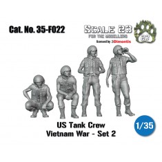 1/35 US Tank Crew Vietnam War Set 2 (4 figures)