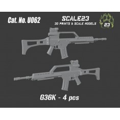 1/35 G36K Assault Rifles (4pcs)