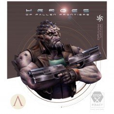 1/12 Heroes of Fallen Frontiers Resin Bust - Draxx Vatar