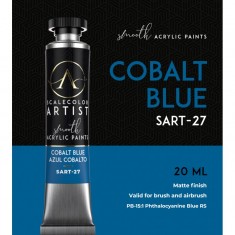Cobalt Blue (20ml Tube) - Artist Range Smooth Acrylic Paint