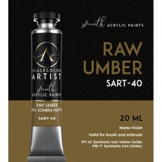 Raw Umber (20ml Tube) - Artist Range Smooth Acrylic Paint