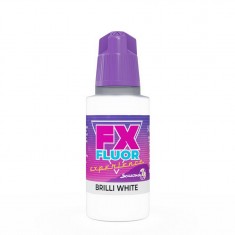 Acrylic Fluorescent Paint - Brilli White (17ml, Matt Finish)