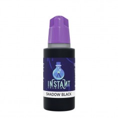 Acrylic Paint - Instant Colors #Shadow Black (17ml, Rapid Application, Matt Finish)