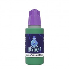 Acrylic Paint - Instant Colors #Belladonna Green (17ml, Rapid Application, Matt Finish)