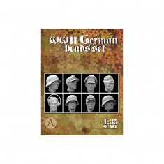 1/35 WWII German Heads Set (8 different resin heads)