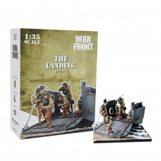 1/35 US Soldiers Landing on D-Day (5 figures and 1 landing craft)
