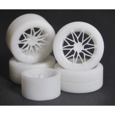 1/24 Lacuna Seca 21'' Wheels with Resin Tyres