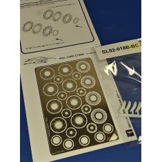 1/24 14mm PE Brake set Type B with Brake Calipers for Fujimi/Aoshima/Tamiya kits