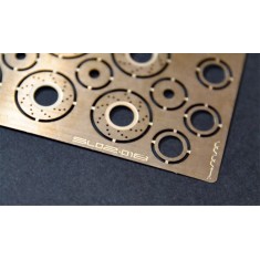 1/24 14mm PE Brake set Type B for Fujimi/Aoshima/Tamiya kits
