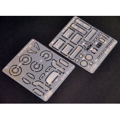 1/24 Toyota GR Supra Photo-etch set for Tamiya (2 PE and 1 black seat belt ribbon)