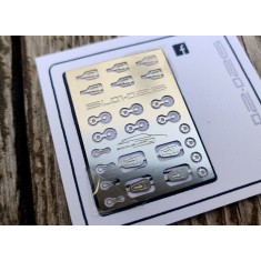 1/24 Bonnet Pins set