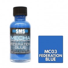 Acrylic Lacquer - Mecha Colour #Federation Blue (30ml)