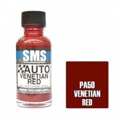 Acrylic Lacquer Paint - Auto Colour #Venetian Red (30ml, metallic)
