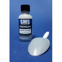 Acrylic Lacquer Paint - Premium Medium Sea Grey (30ml)