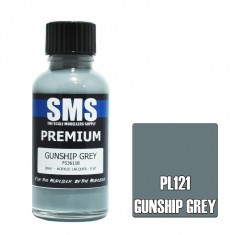 Acrylic Lacquer Paint - Premium Gunship Grey FS36118 (30ml)