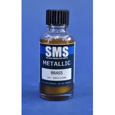 Acrylic Lacquer Paint - Metallic Brass (30ml)