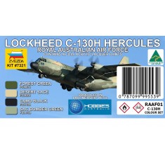 Acrylic Lacquer Paint - RAAF Lockheed C-130H Hercules for Zvezda #7321 kit (4x 30ml)