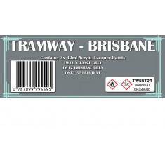 Acrylic Lacquer Paint Set - Brisbane Tramway (3x 30ml)