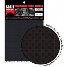 1/20 Box Weave Carbon Fiber Decal Sheet