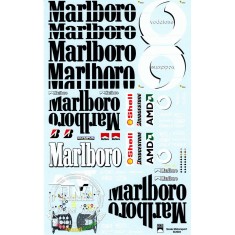 1/12 Ferrari F2002 Marlboro Logo Sheet for Revell kit #07493
