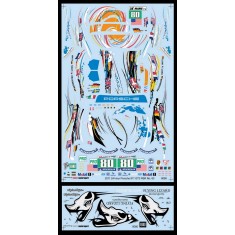 1/24 Flying Lizard 2011 #80 Logo Livery Decal Set for Fujimi GT3 RS kit