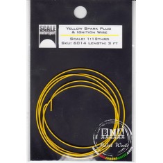 1/12th Yellow Spark Plug Wire