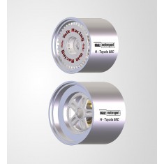 1/24 Toyota 88C 3D Printed Wheels Set for Hasegawa #22002