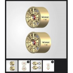 1/24 Honda NSX JGTC 12-Spoke Wheels for Tamiya 24202 Kit (3D Printed)