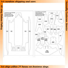 1/20 Ferrari F60 Composite Fiber Template Set for Tamiya 20059 kit (2 sheets)