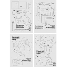 1/24 McLaren F1 GTR 1997 Full Carbon Jacket for Aoshima kit 00749