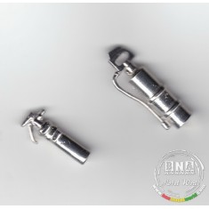 1/24 Garage Fire Extinguisher (White Metal) (2pcs)