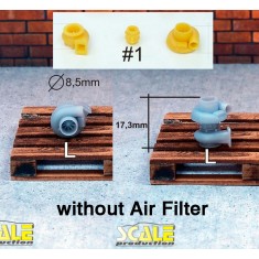 1/24 Turbocharger Turbo set Type #1, Size #L (without Air Filter)