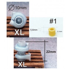 1/24 Turbocharger XL Size with Air Filter #1