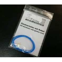 1/24 V8 Distributor with Blue Ignition Wires