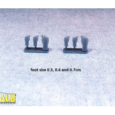 1/24 Gas Pedal Foot Style (2pcs)