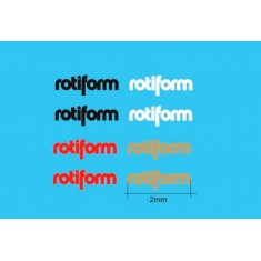 Decals for 1/24 Rotiform Centre Nut