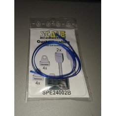 1/24 Seat Belt Buckles with Blue Belts