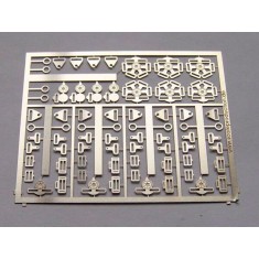 1/24 Seatbelt Buckles Set #2 without Seatbelt / Decals