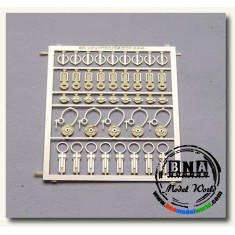 1/24 Hood Fasteners GT/Rally/Touring/Sports Cars