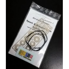 1/24 Sports and Touring Car Detail-up Set with Black Seatbelt