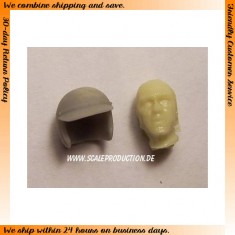 1/24 Racecar Driver Head "Mc Steve"