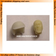 1/24 Racecar Driver Head "H. Pescarolo"