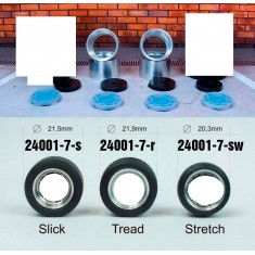 1/24 13" ATS 7" Wheels with Stretch Wall Tyres