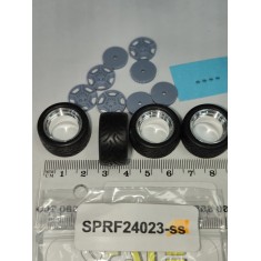 1/24 15" Ronal Opel 400 Wheels with SemiSlick Dunlop Tyres
